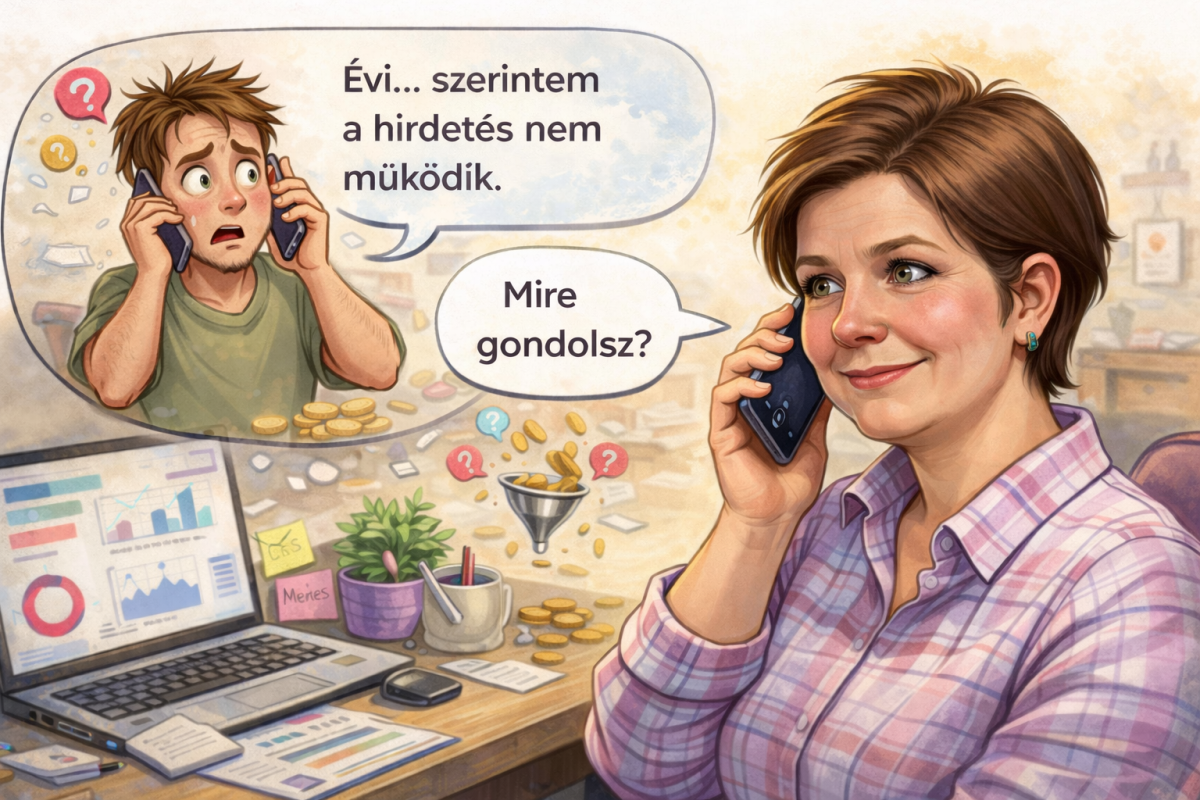 „A hirdetés nem működik.” – mondta. És letette a telefont.